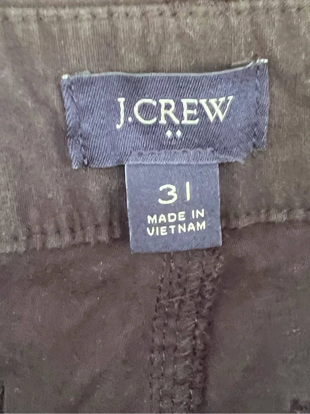 J.Crew Factory Lizzie High Rise Patch Pocket Wide Leg Pants Black Size 31